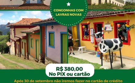 Ribercon - IDA À CONGONHAS COM LAVRAS NOVAS