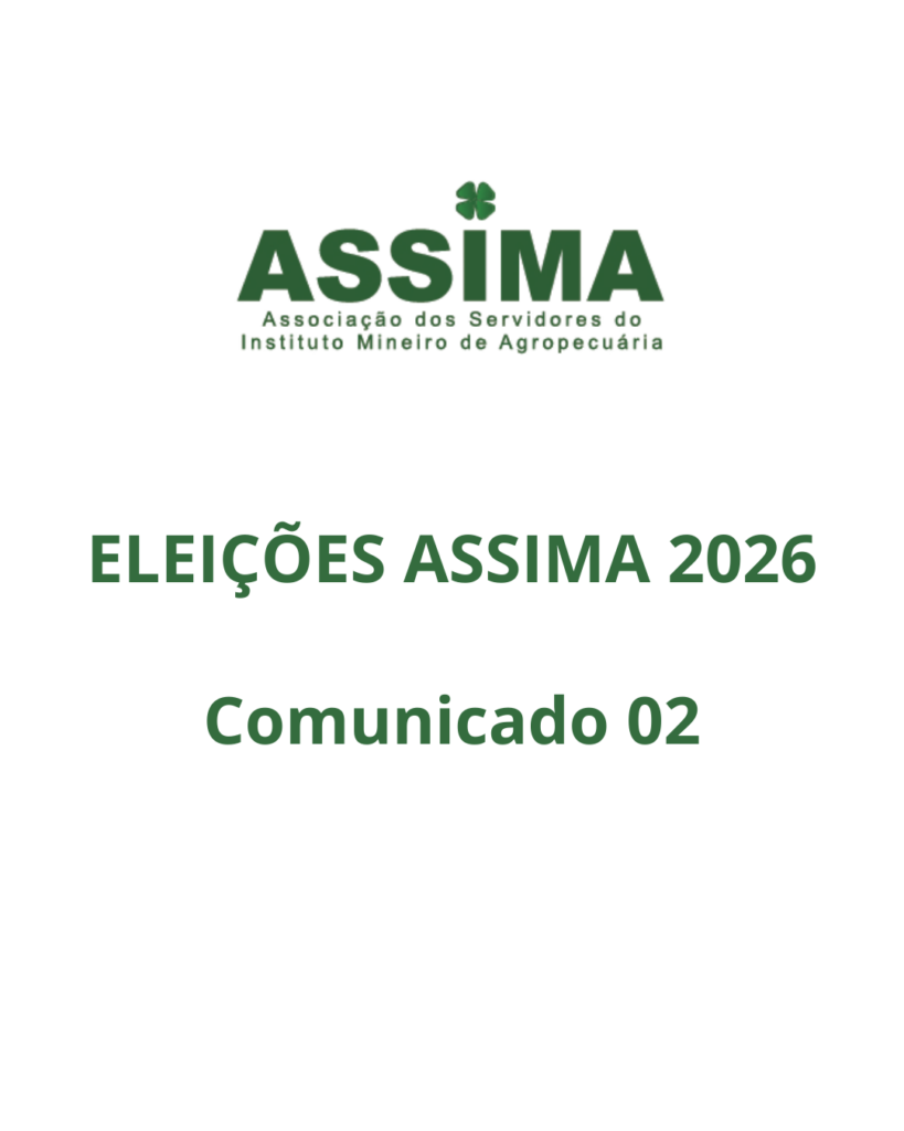 COMUNICADO N° 02 – ELEIÇÕES 2026